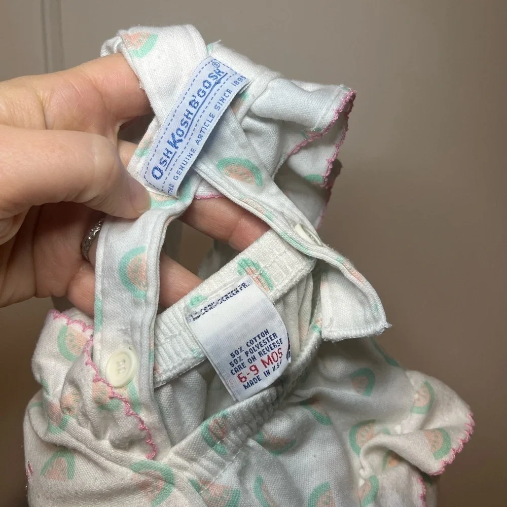 Vintage OshKosh B’Gosh Watermelon Bubble Romper